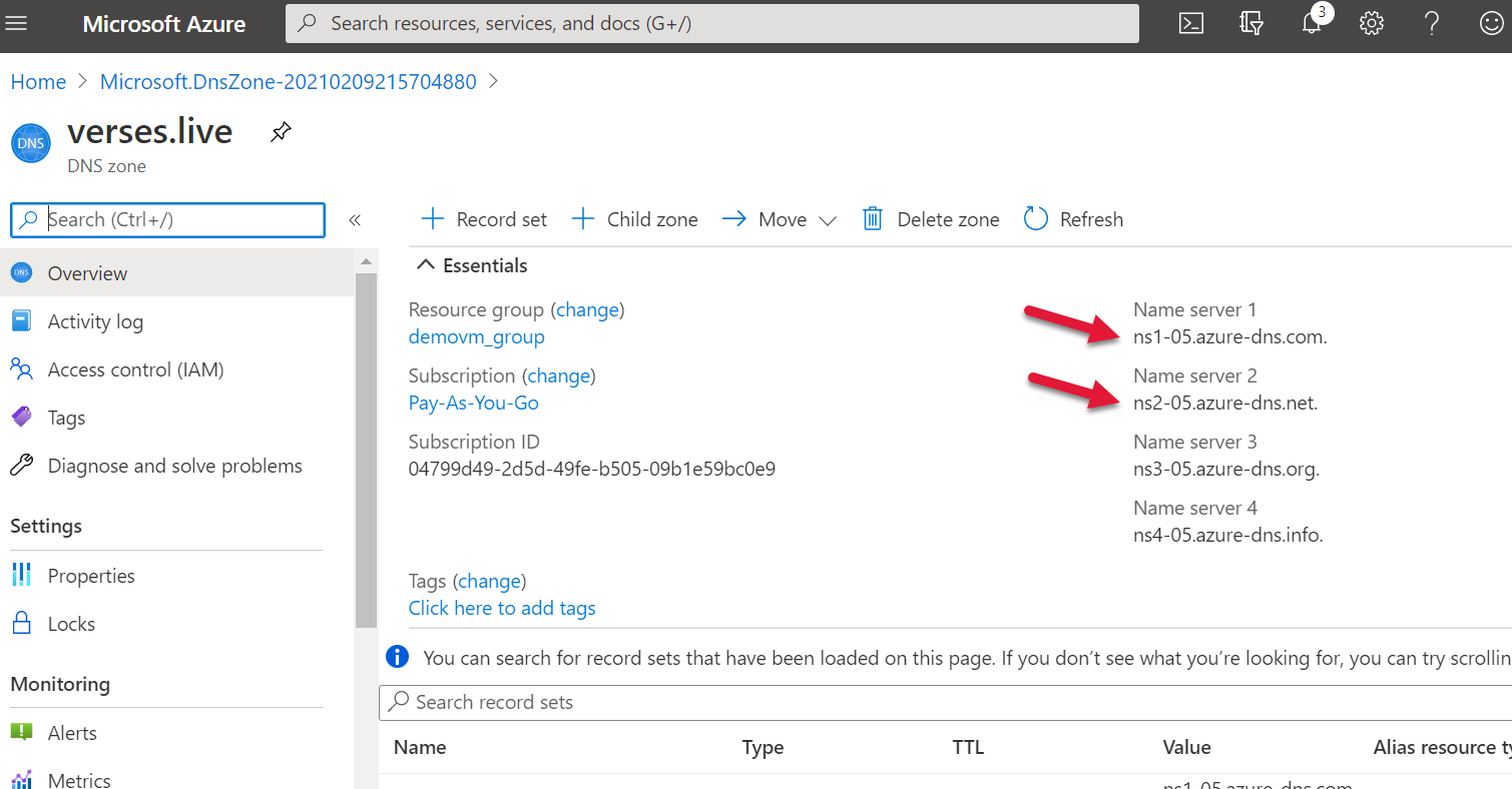 Up and running with Azure VM and GoDaddy domain : James P Gilbert