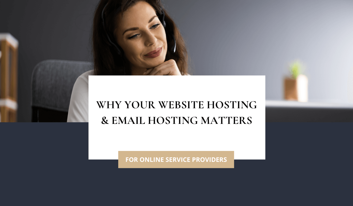 Why Your Website Hosting & Email Hosting Matters | Jena's Web