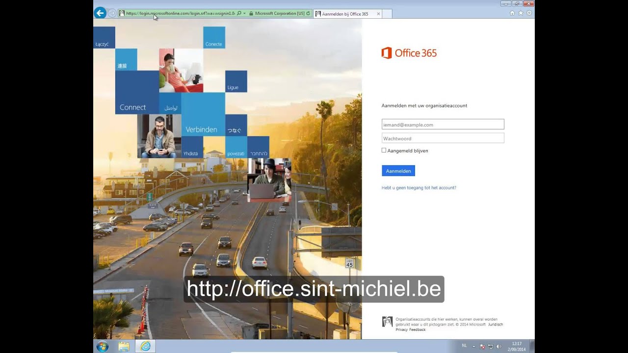 Voor het eerst aanmelden op Office 365 - YouTube