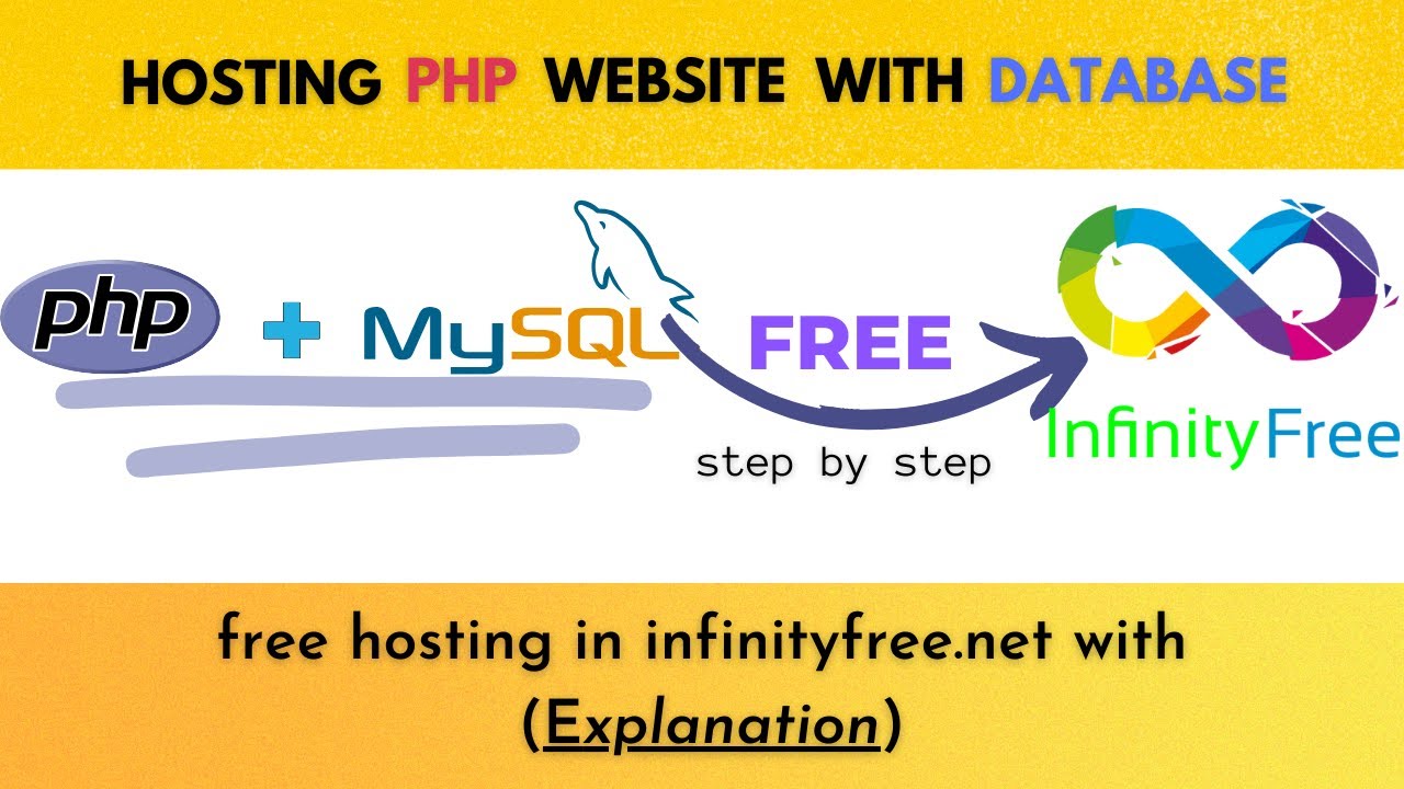 Free hosting (PHP+MySQL) website on infinityfree - YouTube