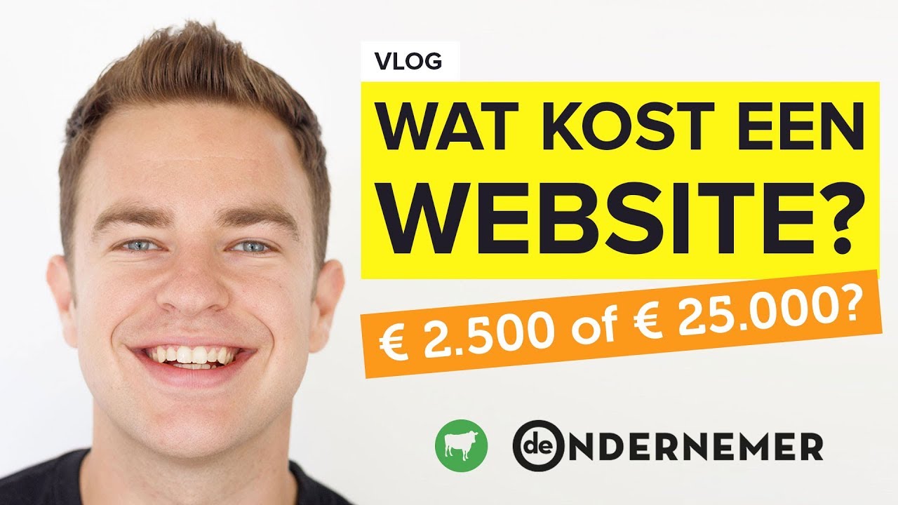 Wat kost een website? € 2.500 of € 25.000? - YouTube