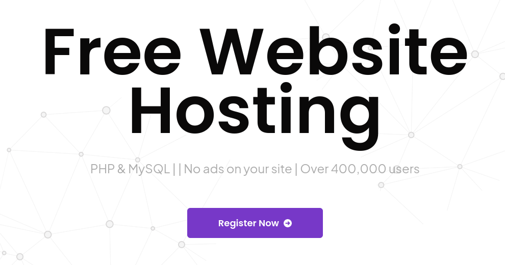 Free Web Hosting with PHP and MySQL - InfinityFree