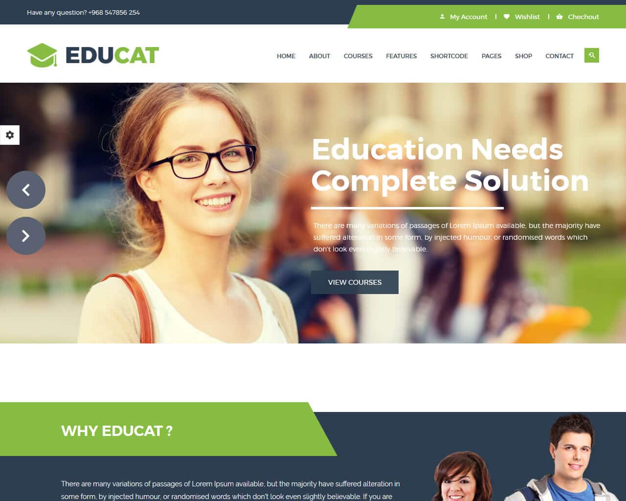 Education Web Templates Free