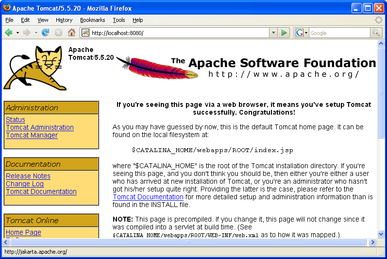 web hosting tomcat Apache tomcat web server