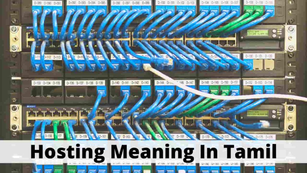 web hosting meaning in tamil Mean explain