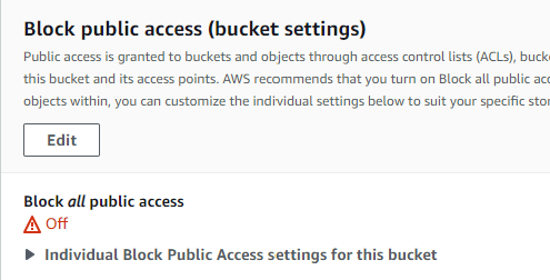 webhosting with s3 bucket github and jenkins Error creating s3 bucket acl for: accessdenied: access denied · issue