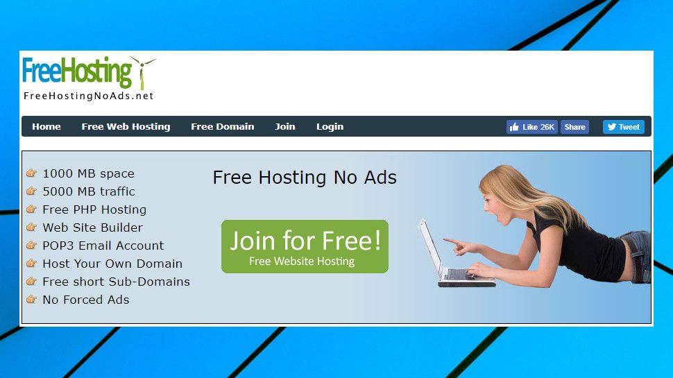 free web hosting no ads Hosting ads web review store online